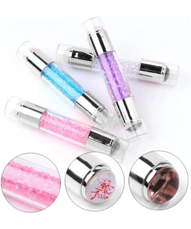 Nail Printing Tool Nail Art Tools Nail Polish Pattern Making Aids Nails Seal Mold Nail Stamp Plate Blue 01  - Buy Online on GoSupps.com