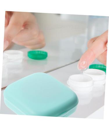 Buy Gatuida Contact Lens Container - Frosted Makeup Mirror Case & Holder - Stylish & Functional Eye Lens Box for Safe Storage | International Shipping Available - Buy Online on GoSupps.com
