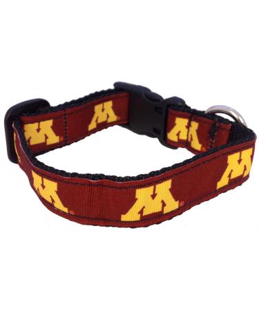 NCAA Minnesota Golden Gophers Dog Collar, Team Color, Medium