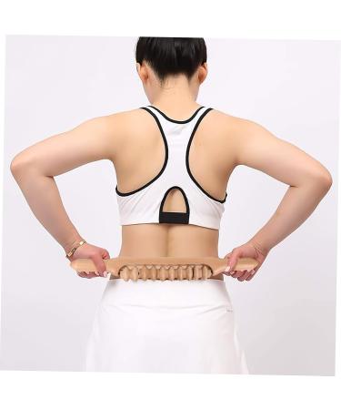 Gleavi Scratch Massagestab - Deep Tissue Massage Roller Stick for Abdominal Relief | Manual Wood Body Roller & Foot Massage Device - Buy Online on GoSupps.com