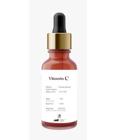 Vitamin C Serum - Brightens Skin Tone & Reduces Fine Lines | Anti-Aging Skincare - Buy Online on GoSupps.com