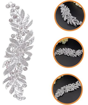 VINTORKY Hair Comb Classroom Bridal Hair Clips Rhinestone Barrettes Pearl Barrette Pearl Headpiece Tiara Bridal Headpieces for Wedding Rhinestone Full Bride - Buy Online on GoSupps.com