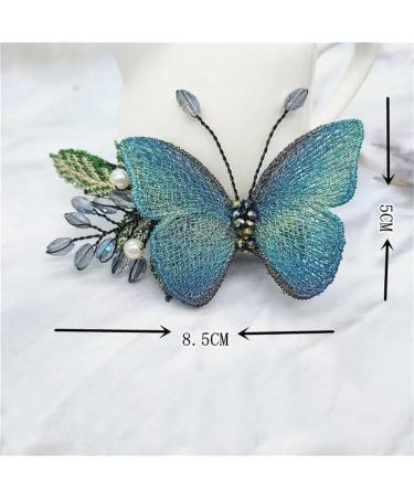 yangzerang Butterfly Hair Clips Blue Hair Clips for Girls Women Cute Duckbill Slides Glitter Barrettes Butterfly Snap Hair Clips Alligator Clip for Teens Accessories Elegant Jewelry Gift - Buy Online on GoSupps.com