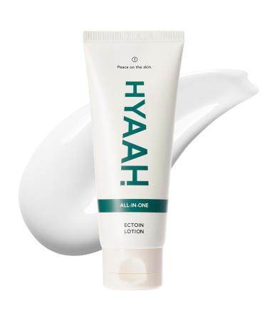 HYAAH All-in-one Ectoin Lotion - Korean Face Moisturizer with Ectoin Squalane and Ceramide - Hydrating Pore Care Barrier Strengthening - Gentle on All Skin Types 3.38 fl.oz.
