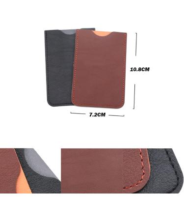 ZASCHMOY Pear Wood Beard Styling Comb Mustache Shaping Tool with Double Design for Hair Care Scented Wooden Comb PU Leather Storage Bag - Buy Online on GoSupps.com