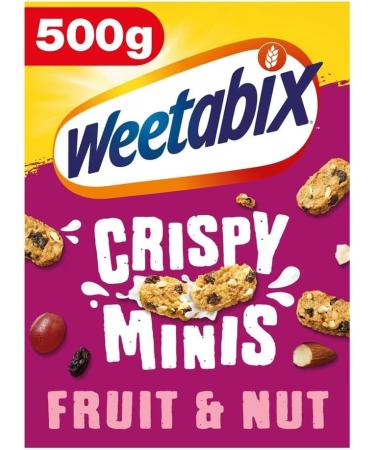 Breakfast Cereal Bundle with Weetabix Crispy Minis Fruit & Nut 500g (2 Pack) - Buy Online on GoSupps.com