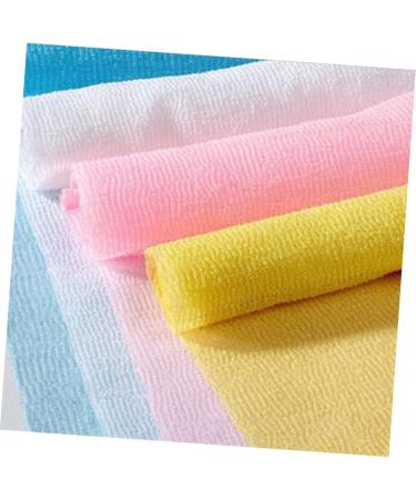 Healeved Onsen Bath Towel Set - 4pcs Body Towels with Back Scrubber and Loofah | Bath Cloth for Massage | Frosted Bath Loofahs - Buy Online on GoSupps.com