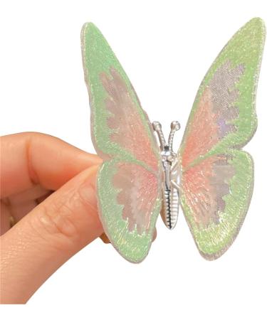 Little Girls Moveable Butterfly Hair Side Clip Kids Mesh Hair Barrettes Korean-Style Hair Clip Cute Hair Accessories Hair - Buy Online on GoSupps.com