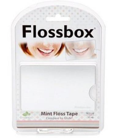 StaiNo Flossbox Mint floss Tape with Mirror 16.5 yd 1 ea (Pack of 2)