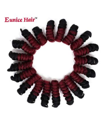 3 Packs Eunice Hair Curlkalon Kenzie Curl Braids 20 Inch Ombre Lichen Synthetic Kanekalon Crochet | Bouncy Curls & Free Hook Included - Buy Online on GoSupps.com