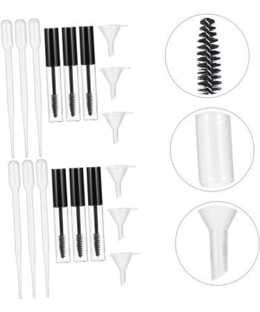 FOMIYES 2 Sets Mascara Tube Plastic Dropper Bottle Clear Plastic Vials Perfume Dropper Bottle Travel 10X1.5cm Assorted Color - Buy Online on GoSupps.com