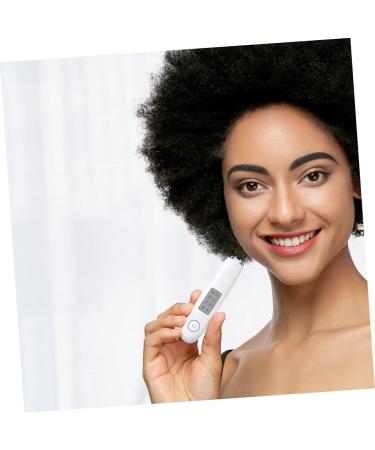 HAPINARY 1pc Skin Tester Facial for Women High Frequency Cosmetic Instrument Lcd Digital Skin Tester Skin Analyzer Monitor Face Care Tester Sensor White Travel Precision - Buy Online on GoSupps.com