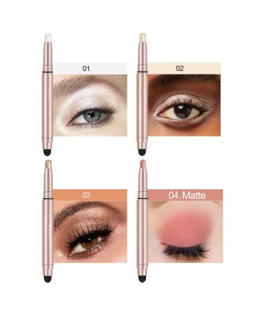 Buy Cream Eyeshadow Stick Set | Waterproof Long-Lasting Matte & Shimmer Eyeshadow (12 Colors) - International Shipping Available - Buy Online on GoSupps.com