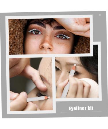 FRCOLOR 4pcs White Line Drawing Eyebrow Pencil Travel Accessories Eyebrow Pencils Eyeliner Drawing Pencil - Buy Online on GoSupps.com