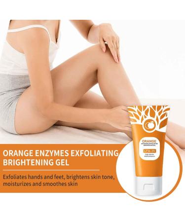  BAInuai Exfoliating facial gel for women brightening orange deep cleansing and smoothing - Buy Online on GoSupps.com