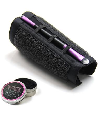 DOITOOL Makeup Brush Black Eyeshadow Makeup Cleaner Eyeshadow Cleaning Brush Eye Shadow Jib medium Black - Buy Online on GoSupps.com