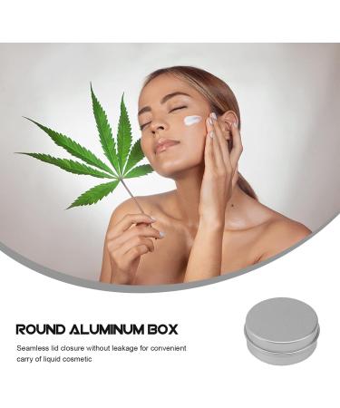 POPETPOP Box Tinplate Jars Candle Tin Screw Lid Round Tin Empty Aluminum Tins Tea Tin Cans Eye Shadow Tin Candle Tin Jar Empty Metal Tins Tin Cans with Screw Cap The Slide Travel Mini - Buy Online on GoSupps.com