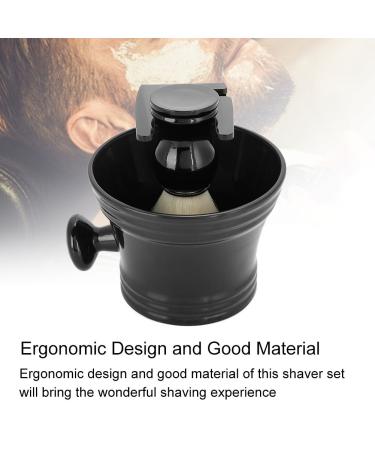 Wallfire 4-in-1 Shaving Brush Set for Men - Includes Brush Bowl & Stand - Premium Shaving Tools for a Perfect Shave - Buy Online on GoSupps.com