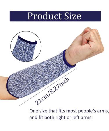 Kecung Arm Protectors for Thin Skin and Bruising Cut Forearm Sleeve HPPE 4 Pairs - Buy Online on GoSupps.com