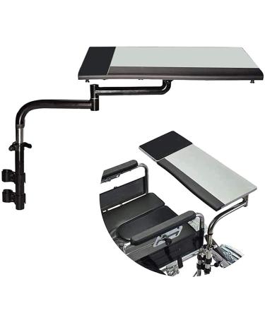 SilteD Wheelchair Lap Tray Wheelchair Laptop Desk Can Be Lifted Rotated and Folded Adjustable Distance and Height for Eating Reading Resting