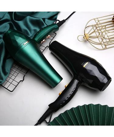 JYYBN Hair Dryer Professional Ionic Hairdryer 2300W Salon Fast Blow Dryers 3 Temperature 2 Speed Settings Low Noise Hair Dryer Powerful AC Motor with 1 Nozzle 1.5m Long Cable for Home and Salon Green - Buy Online on GoSupps.com