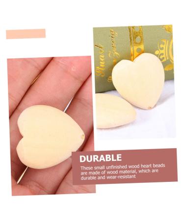 Ibasenice 200 PTH Log Color Peach Herz Unfinished Heart Pearls - Valentine s Day Heart Decorations & Wooden Child Accessories - Buy Online on GoSupps.com