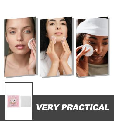 Beavorty Facial Cotton Pads 10 Bags Mini Facial Exfoliating Pads Makeup Remover and Cleaner Sponges Cosmetic Cleaning Pads for Face - Buy Online on GoSupps.com