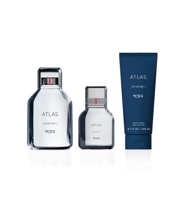 TUMI ATLAS 00:00 GMT - Bold Cologne for Men with Citrus Fragrance Notes - 3.4 oz & 1.0 oz Eau de Parfum 6.7 oz Body Wash - Buy Online on GoSupps.com