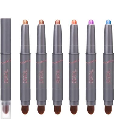 harayaa Eyeshadow Stick Shimmer Adjusable Rotatable Waterproof Double Head Rendering Lazy Long-Lasting Smudgeless Fashion for Lazy People Novice - 05 - Buy Online on GoSupps.com