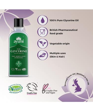 Ayumi Pure Glycerine Ultimate Hydration for Face Body & Hair | 150ml for Dry Skin Relief - Buy Online on GoSupps.com