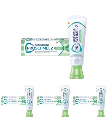 Sensodyne prosmelz daily toothpaste 75ml toothpaste for advanced tooth melting protection - strengthens protects tastes (pack with 4)
