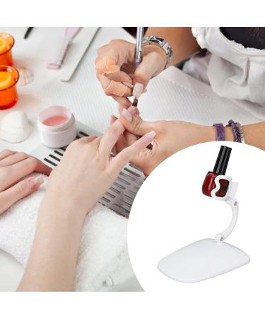 Nail Polish Holder Fingernail Painting Tools Nail Art Pedicure Prevent Spill Sturdy Grip Nail Polish Holder Manicure Accessories for Home Manicure Store - Buy Online on GoSupps.com