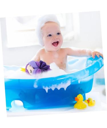 4 Pcs Exfoliating Bath Balls - Loofah Sponge Set for Shower & Bath - Mermaid Bath Scrubber & Pouf - Natural Cleaning Sponges - Buy Online on GoSupps.com