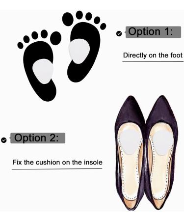 Sucrain Metatarsal Felt Feet Pads - 40 Pieces | Foot Pain Relief Cushion for Men and Women - Buy Online on GoSupps.com