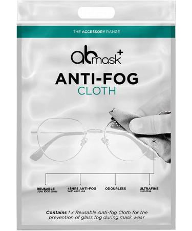 The Eye Doctor AB Mask Anti -Fog Drying cloth from Demister Lens Wipes for glasses reusable up to 1000 times standard (3 pieces) 3 pack
