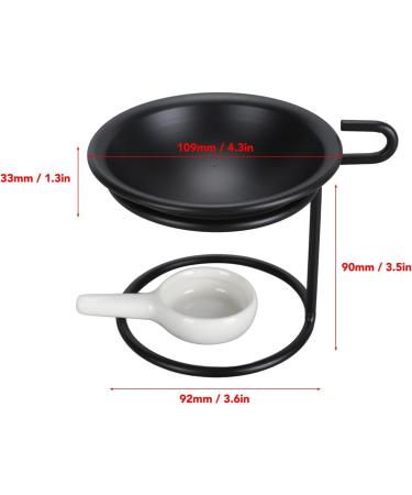 100ml Iron Aroma Lamp Stove - Premium Material Smooth Placement & Easy Dry Burn for Living Room Office Bedroom - A Model - Buy Online on GoSupps.com