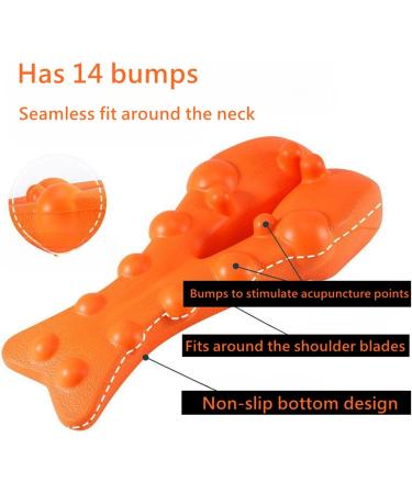 Wavata Trapezius Stretcher - Neck & Back Pain Relief | Trigger Point Massage for TMJ & Upper Back | Crab Clip Neck Pillow - Buy Online on GoSupps.com