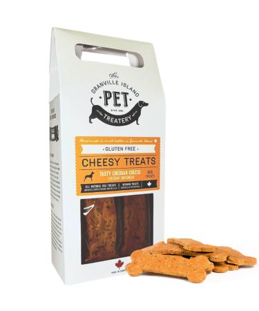 The Granville Island Pet Treatery|Gift Box Cheese Biscuits for Dogs All Natural & Chemical- Free Great As A Hostess Gift Or Thank You Made in Canada|06960 Cheese 200 g (Pack of 1)