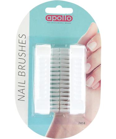 APOLLO Nail Brush SET2 White Multi-Colour 17.8x11.1x4 - Buy Online on GoSupps.com