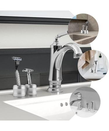 Fomiyes 2-in-1 Razor Holder & Toothbrush Stand - Aluminum Alloy Electric Shaver Storage for Travel & Home - Buy Online on GoSupps.com