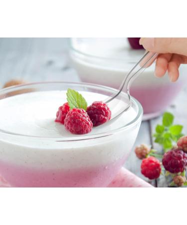 Clear Plastic Spoons Heavy Duty Disposable Cutlery for Party Supply Pack of 80 - Buy Online on GoSupps.com