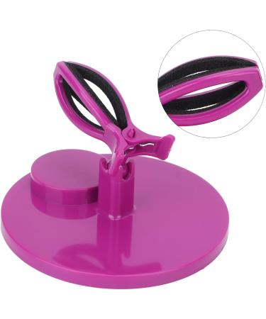 Nail Polish Holder Wide Angle Adjustable Nail Polish Holder Amateur Painting Base (Purple) - Buy Online on GoSupps.com