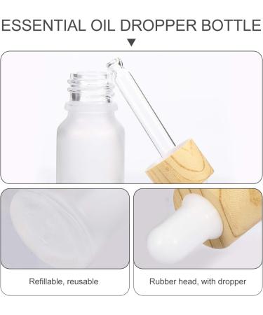 Buy Minkissy 4-Pack 10ml Empty Essential Oil Dropper Bottles - Travel Containers for Essential Oils - Sample Size Transparent Glass 8.7 x 3 cm - Buy Online on GoSupps.com