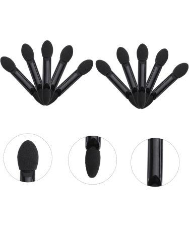 Healeved 10pcs Eye Shadow Sponge Applicator Eye Shadow Applicator Eyeshadow Strips Maquillaje Kit Fard Black - Buy Online on GoSupps.com