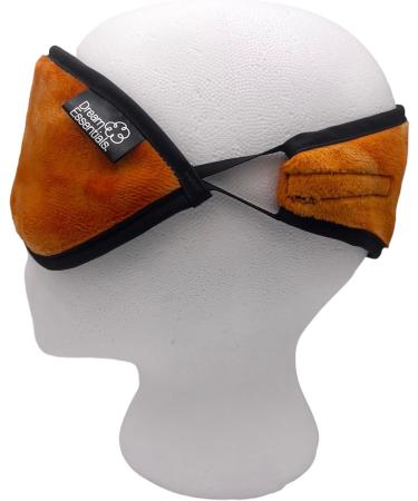 Dream Essentials Utopia Luxury Plush Sleep Mask - Handmade in USA Adjustable Breathable Cotton Light Blocking for Travel & Meditation (Tie Dye Orange - Buy Online on GoSupps.com