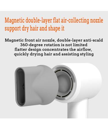 EEYZD Hair Dryer Adjustable Temperature with Diffuser Hair Dryer Wall-Mounted High-Power Magnetic Suction Ion Hair Dryer Black - Buy Online on GoSupps.com