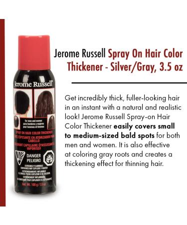 Jerome Russell Hair Color Thickener For Thinning Hair Silver/Gray 140 ml - Buy Online on GoSupps.com
