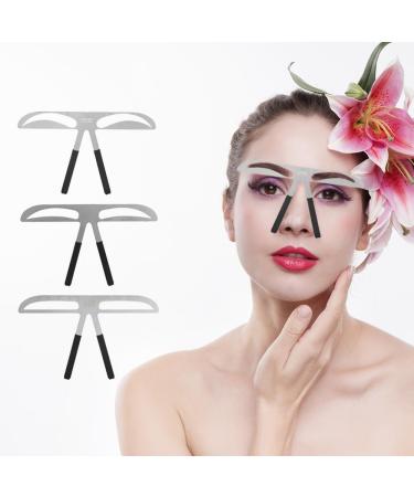 Filfeel Eyebrow Ruler - Three Point Positioning Tool for Symmetrical Permanent Makeup & Grooming Stencil Shaper #2 | International Shipping Available - Buy Online on GoSupps.com