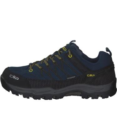 CMP Rigel Boys Trekking & Hiking Shoes - 38 EU - Blue Ink & Yellow - Best for Outdoor Adventures - Buy Online on GoSupps.com