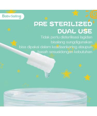 FACYNDE Newborn Gauze Toothbrush - Oral Care for Home & Travel | 30 Pieces Barrel - Buy Online on GoSupps.com